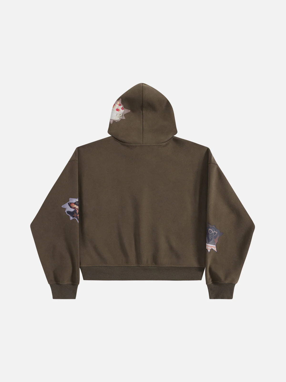 Aelfric Eden Boxy Dachshund Sticker Pullover Hoodie - Image 3