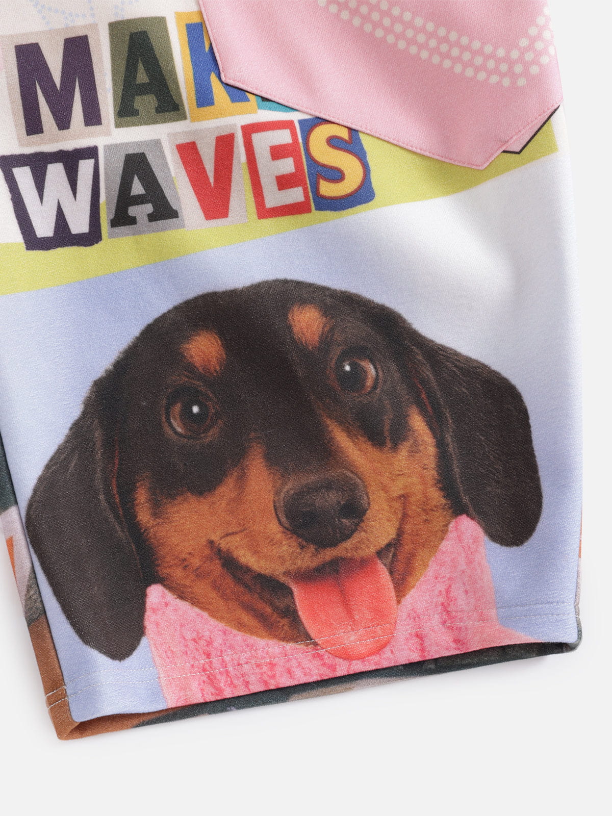 Aelfric Eden Dachshund Collage Double Waist Baggy Sweatpants - Image 7