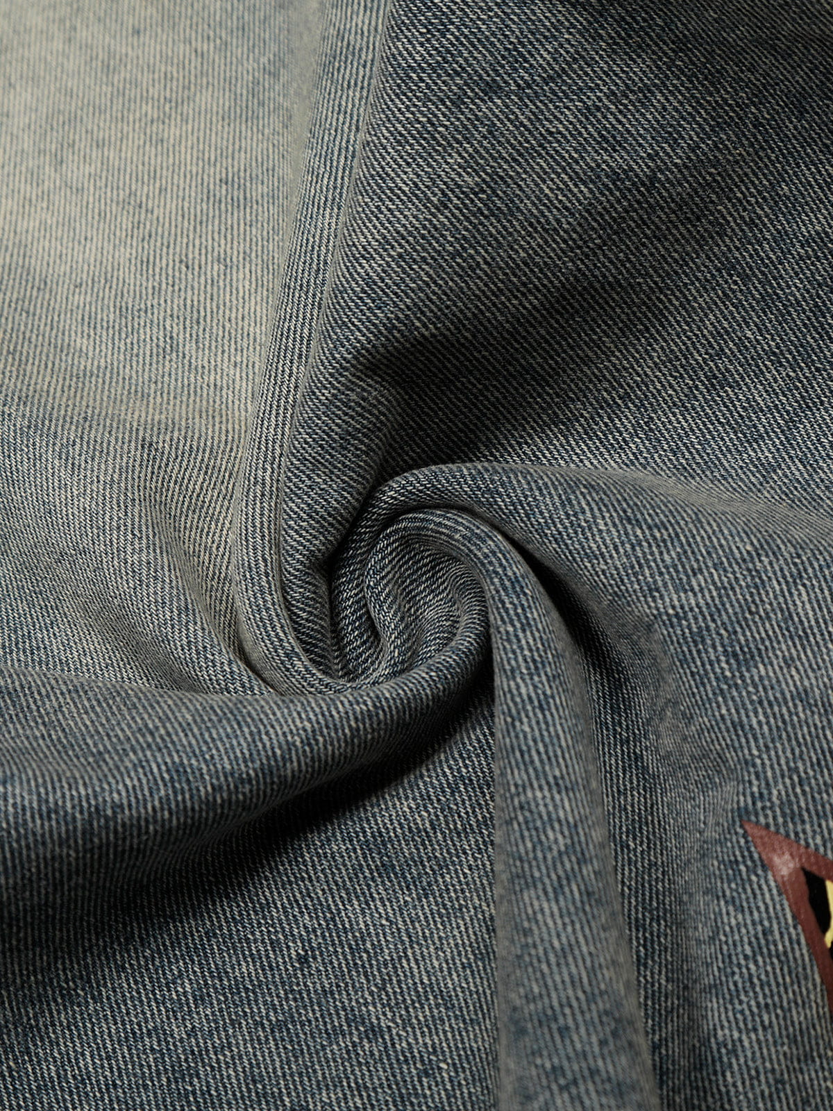 Aelfric Eden Leopard Star Panel Baggy Jeans - Image 4