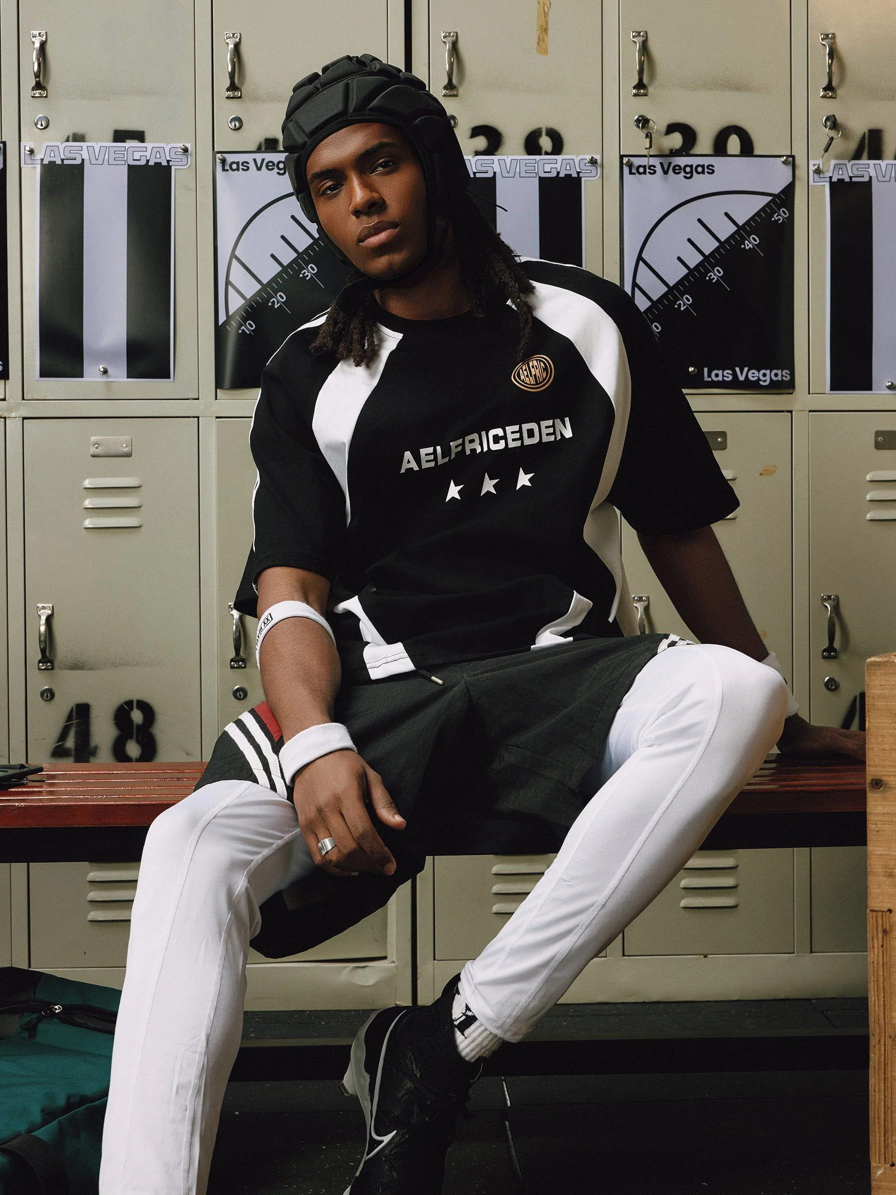 Aelfric Eden Patchwork Contrast Soccer Jersey - Image 3