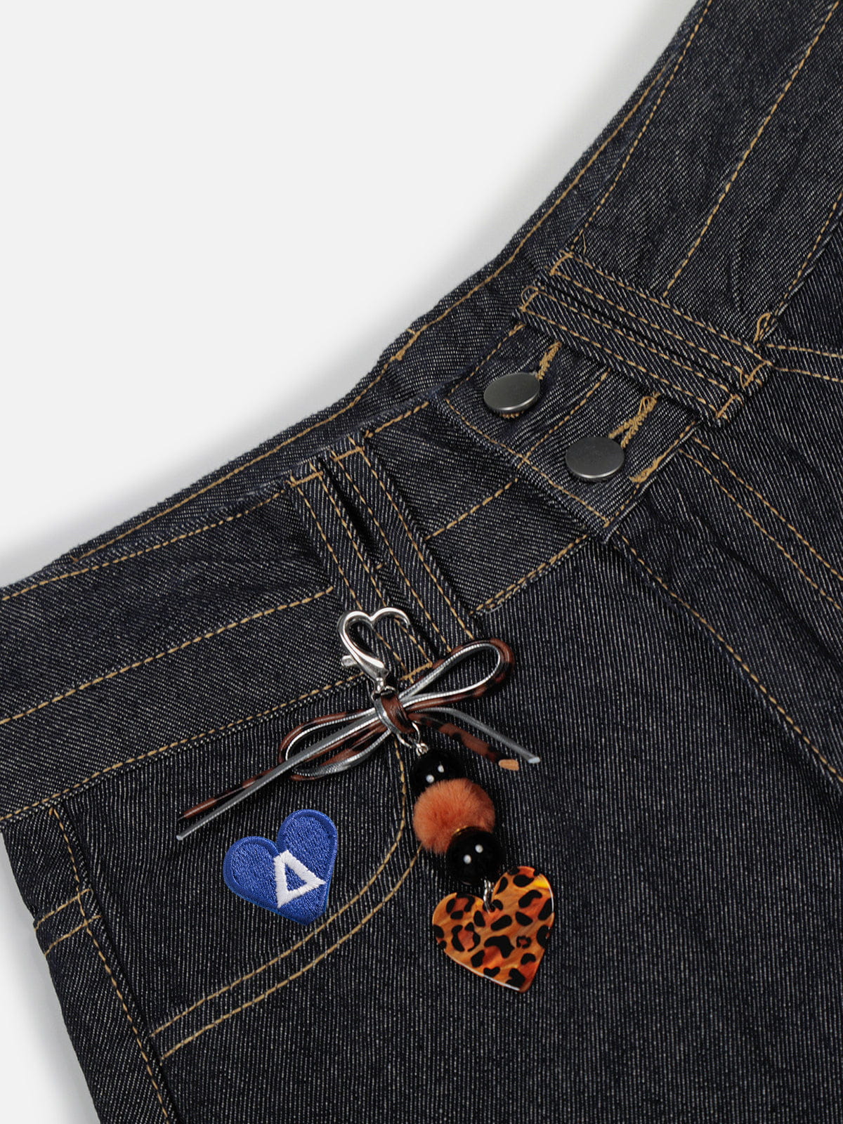 Aelfric Eden Rhinestone Baggy Barrel Jeans - Image 3