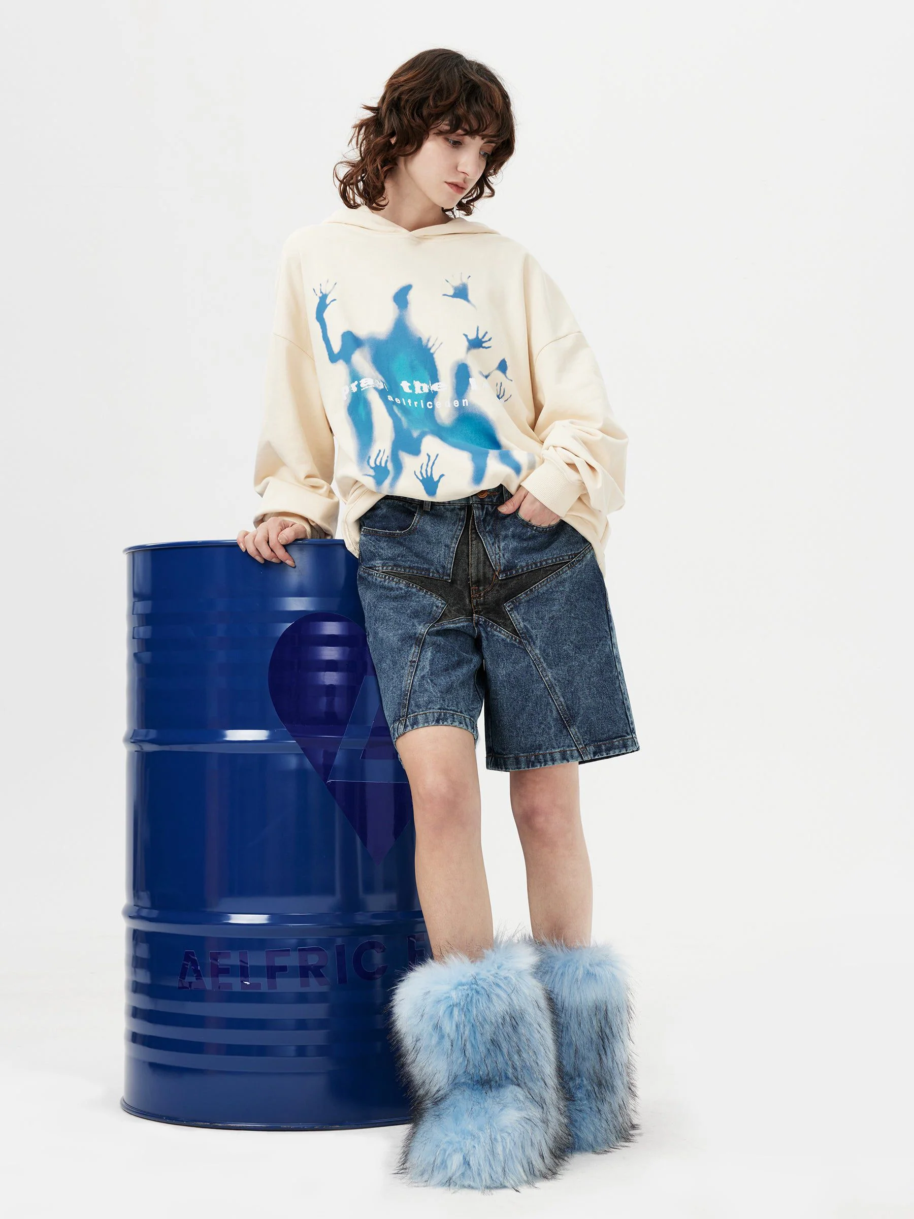 Aelfric Eden Star Patchwork Jorts - Image 9