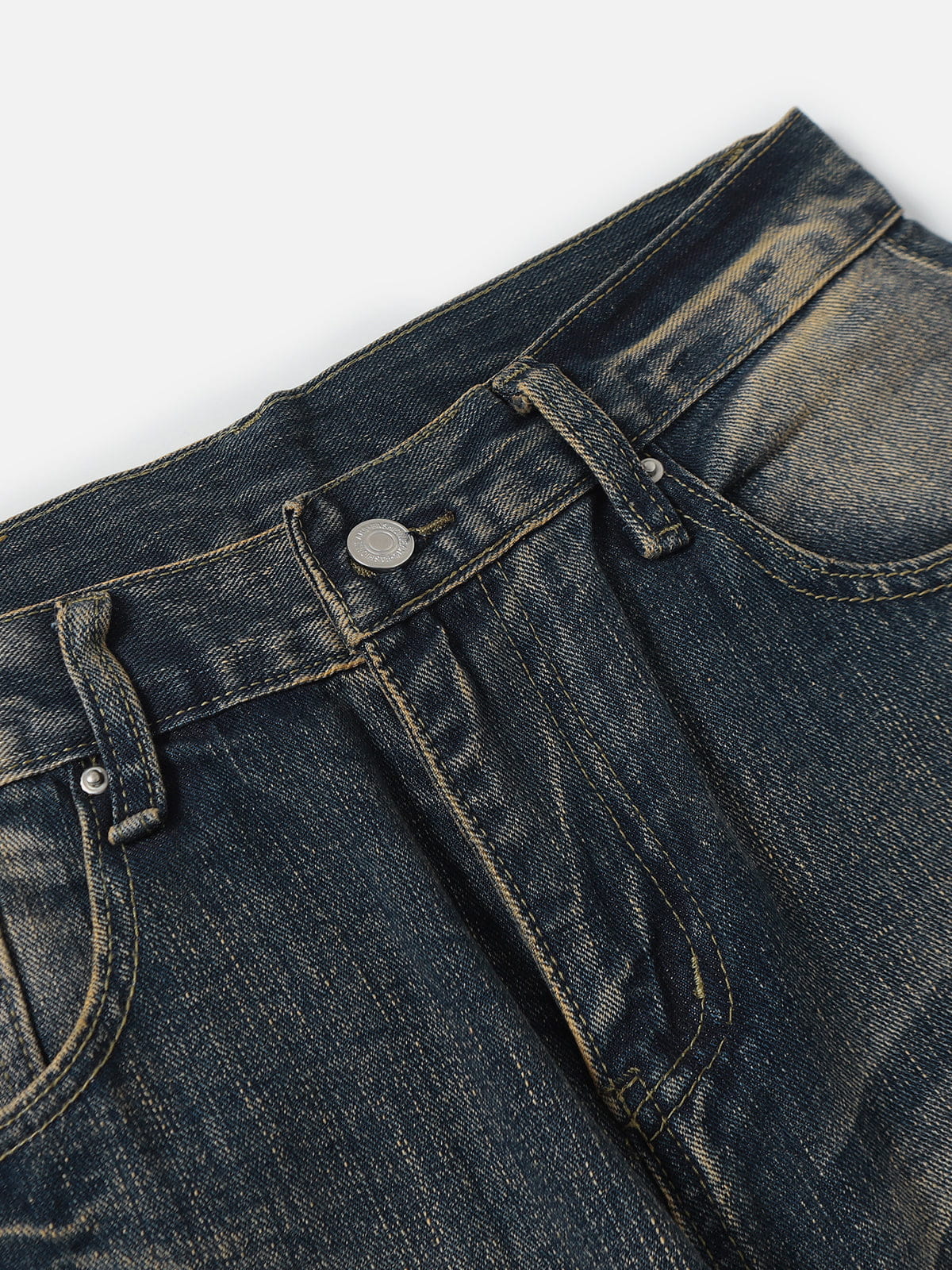 Aelfric Eden Washed Texture Baggy Barrel Jeans - Image 3