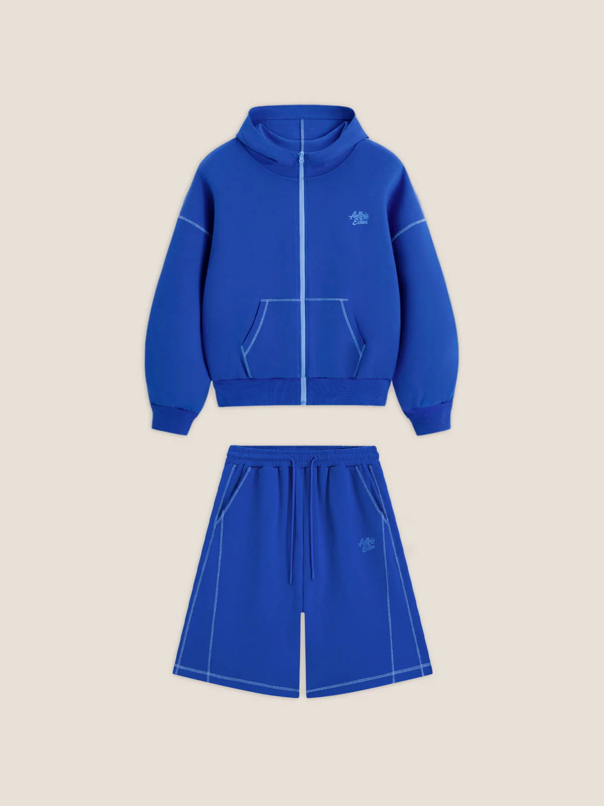 Breeze Cloud Boxy Sweat Set